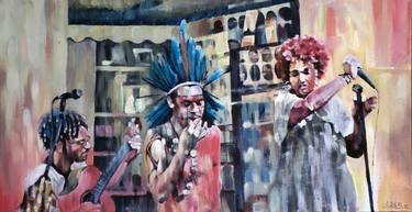 Print of Figurative Performing Arts Paintings by laura berry
