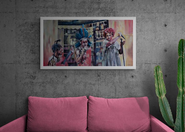 Original Figurative Performing Arts Painting by Laura Berry