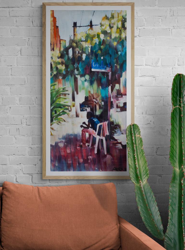 Original Abstract Landscape Painting by Laura Berry