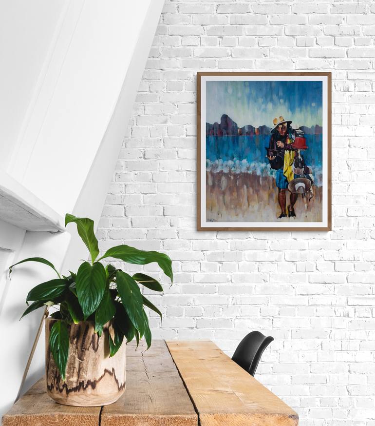 Original Contemporary Beach Painting by Laura Berry