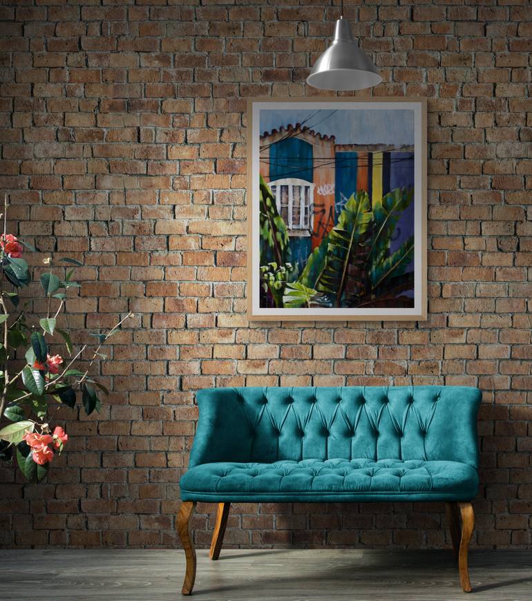 Original Contemporary Architecture Painting by Laura Berry