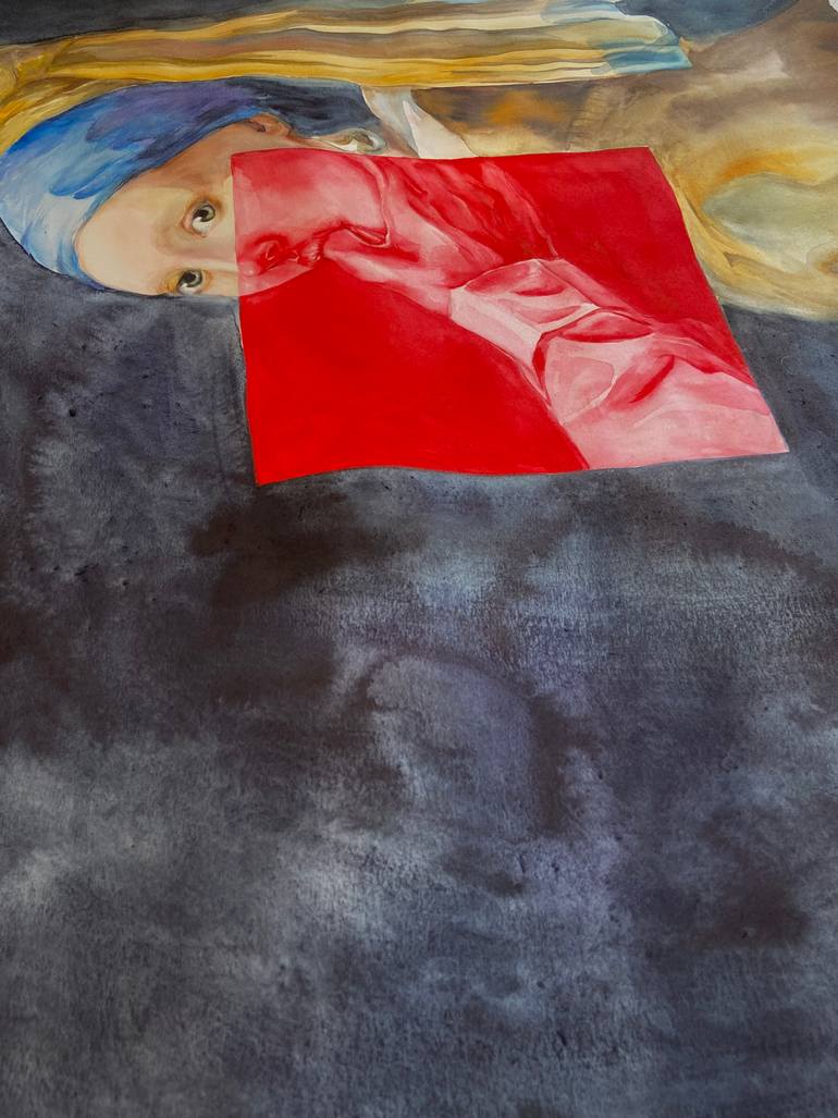Original Expressionism People Painting by Anna Limont