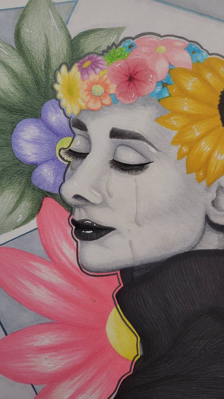 Original Contemporary Pop Culture/Celebrity Drawing by Autumn Smith