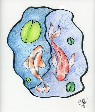 Print of Fine Art Fish Drawings by Autumn Smith