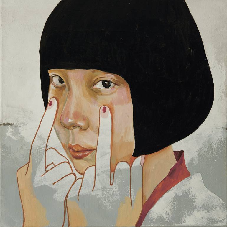 Original Contemporary People Painting by Galina Rogovaya