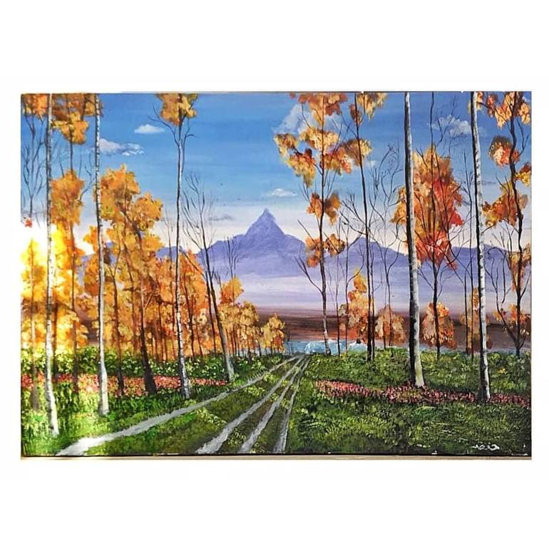 Autumn Season painting - Artwork