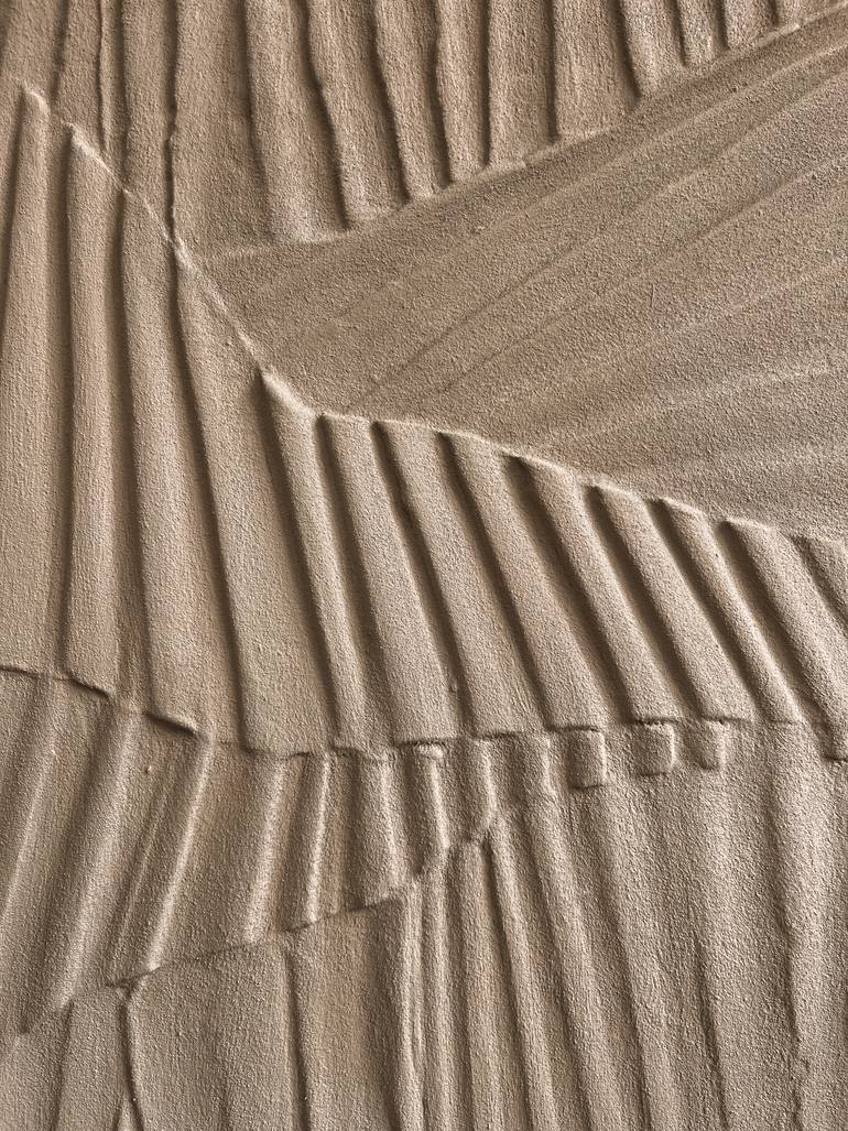 Original Minimalism Abstract Mixed Media by Elsa Jeandedieu