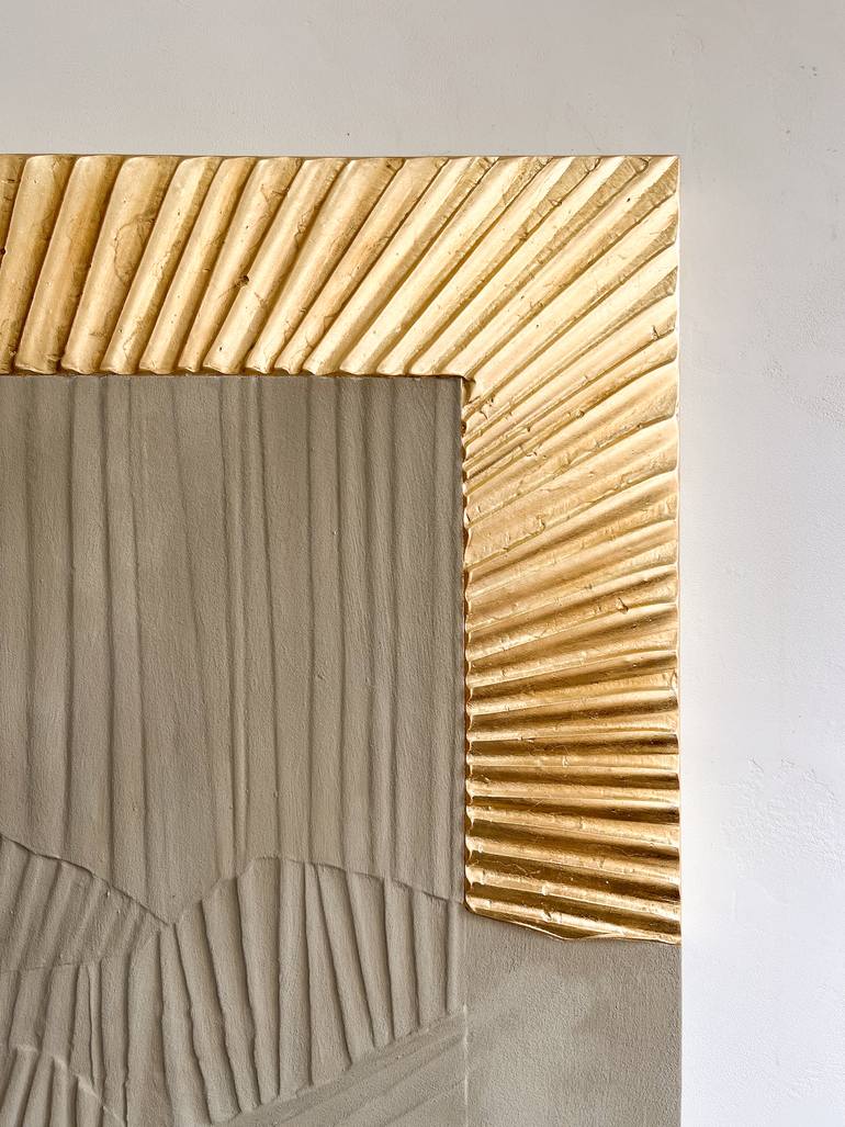 Original Minimalism Abstract Mixed Media by Elsa Jeandedieu