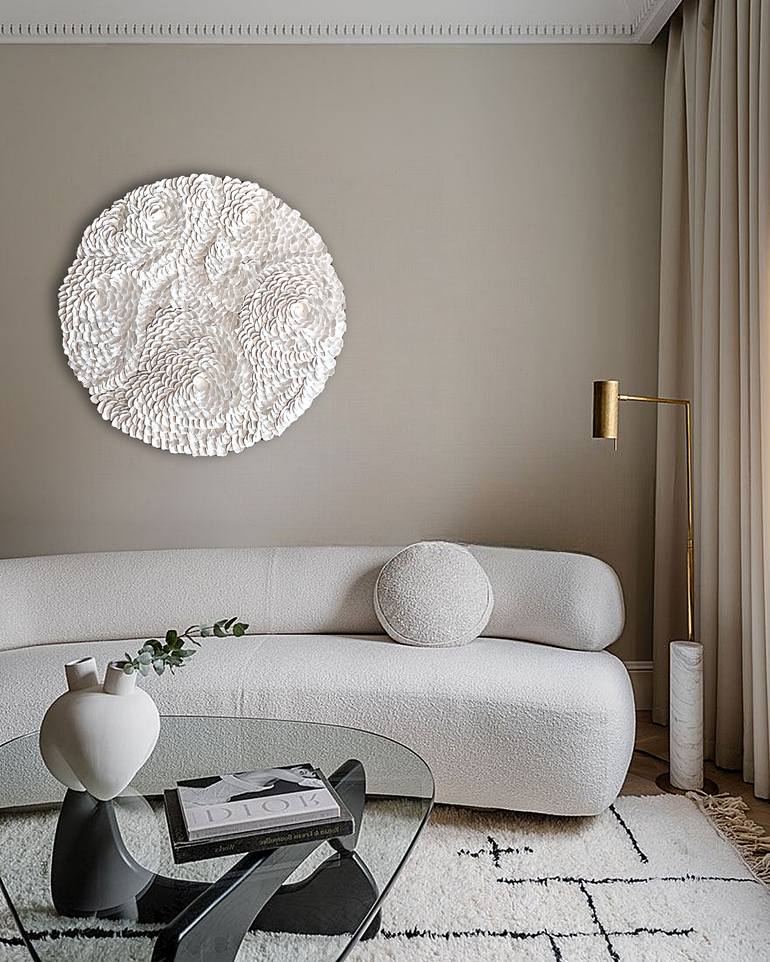 Original Minimalism Abstract Mixed Media by Aliona Nicolaeva