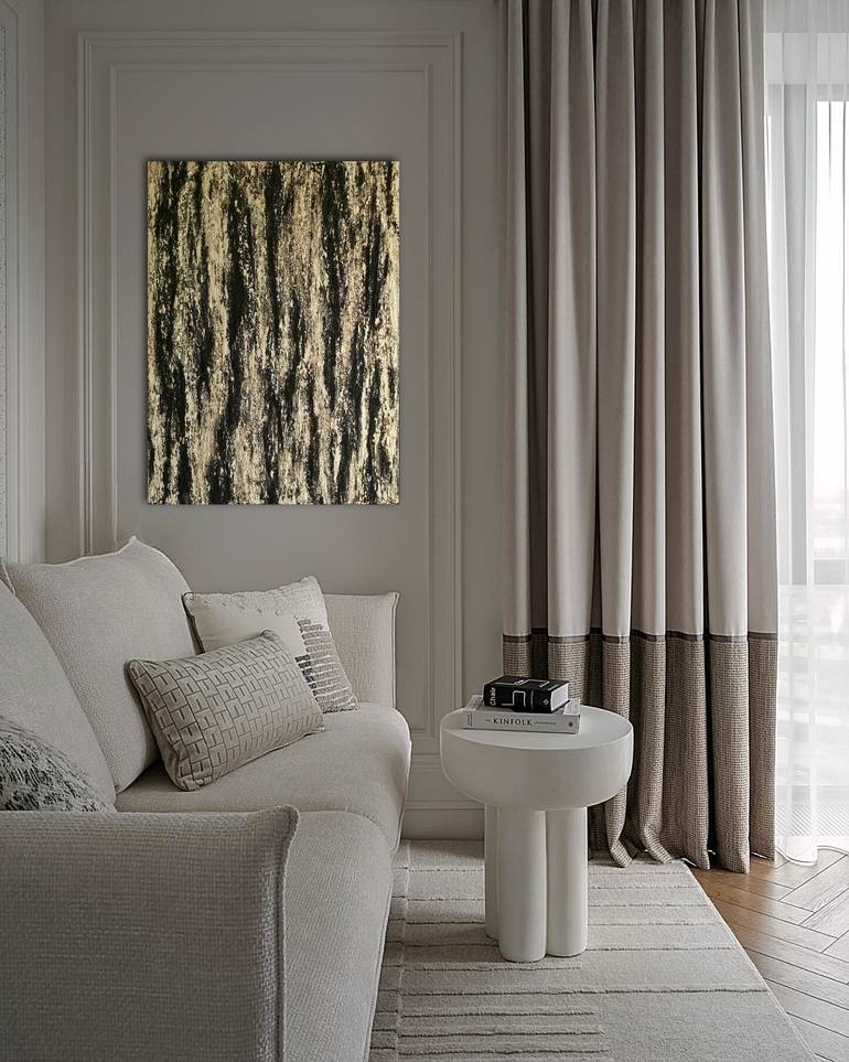 Original Art Deco Abstract Painting by Aliona Nicolaeva