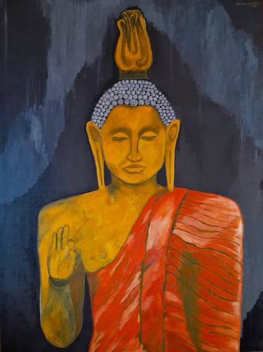 Print of Religious Paintings by Chandana Hewapathirana