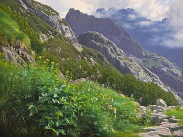 Original Fine Art Landscape Paintings by Emil Mlynarcik