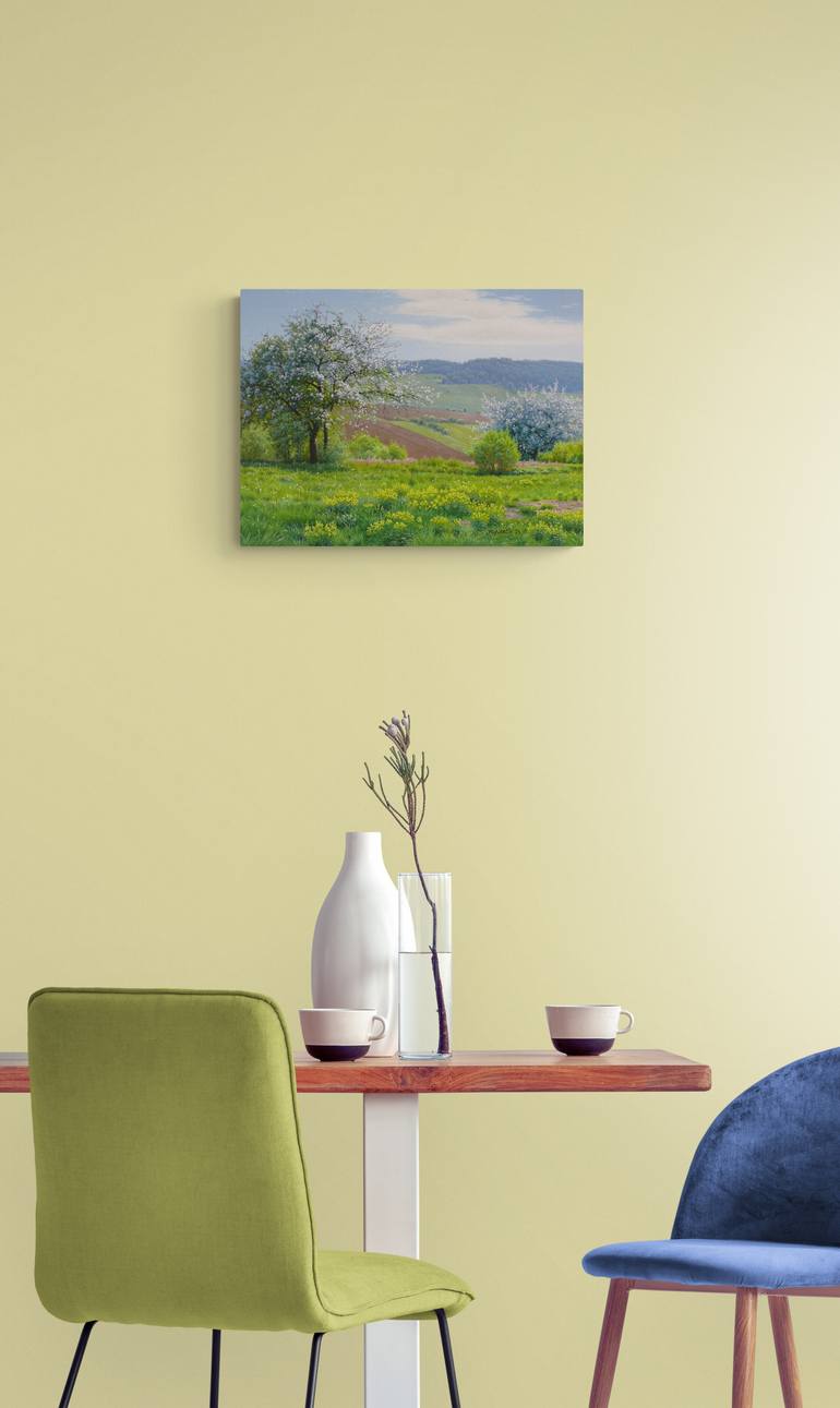 Original Impressionism Nature Painting by Emil Mlynarcik