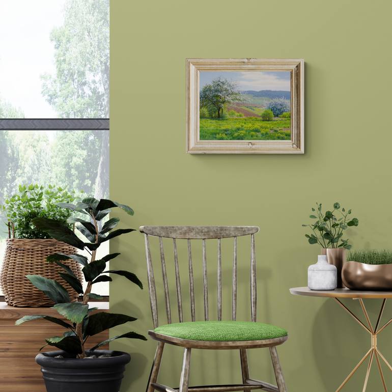Original Impressionism Nature Painting by Emil Mlynarcik