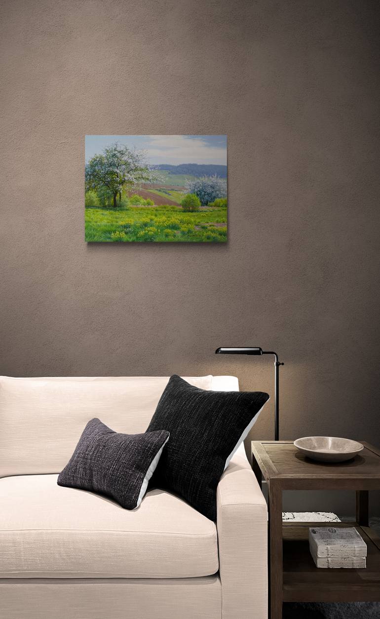 Original Impressionism Nature Painting by Emil Mlynarcik