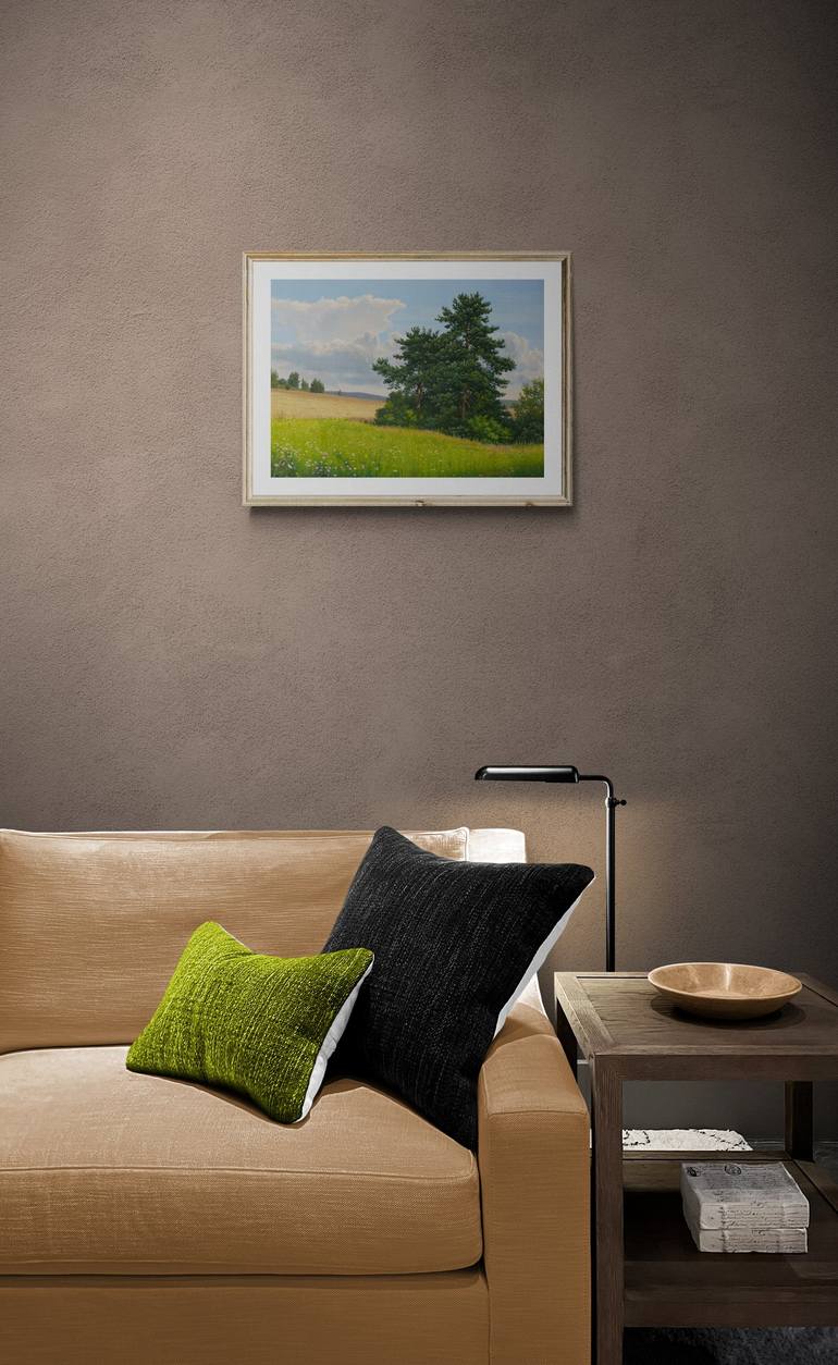 Original Photorealism Landscape Painting by Emil Mlynarcik