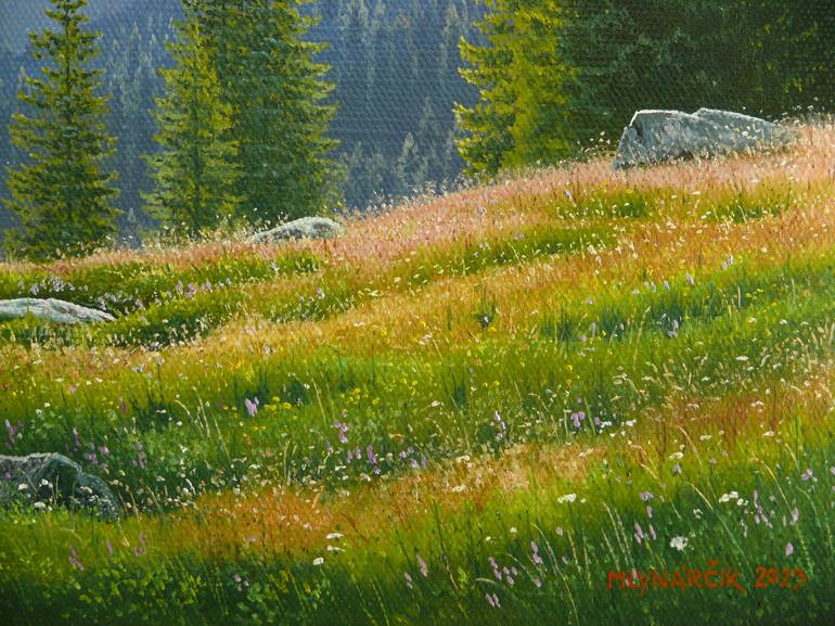 Original Landscape Painting by Emil Mlynarcik