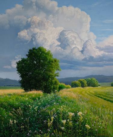 Original Photorealism Landscape Paintings by Emil Mlynarcik