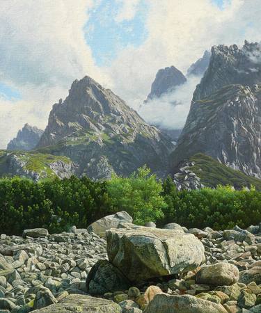 Original Fine Art Landscape Painting by Emil Mlynarcik