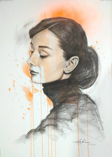 Original Figurative Celebrity Drawings by Eng-Seong Lim