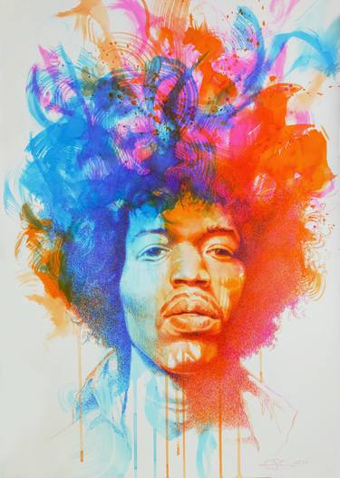 Jimi Hendrix #1 - Psychedelic Haze thumb