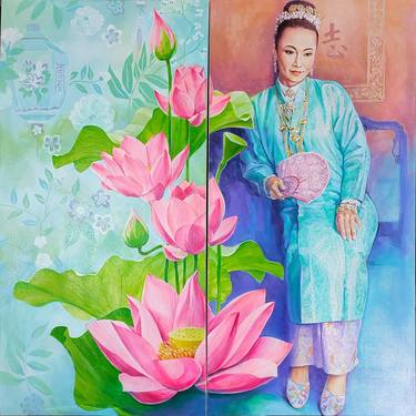 Original Women Painting by Eng-Seong Lim