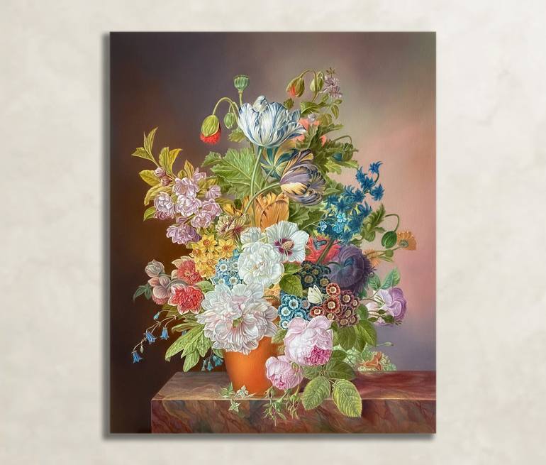 Original Realism Still Life Painting by Dmitrii Belichenko