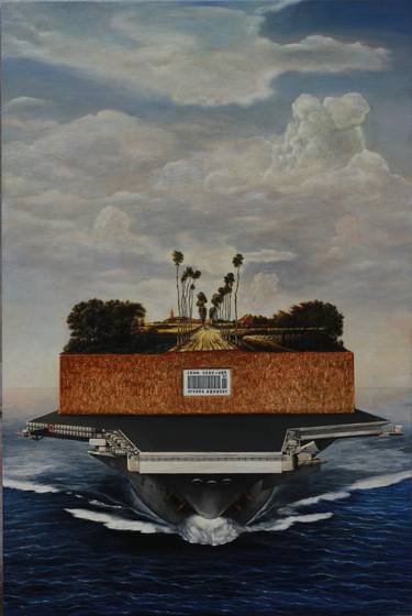 Original Surrealism World Culture Paintings by Jiyi Wang