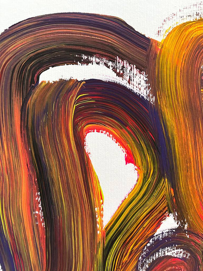 Original Abstract Expressionism Abstract Painting by Nataliia Lepikhina