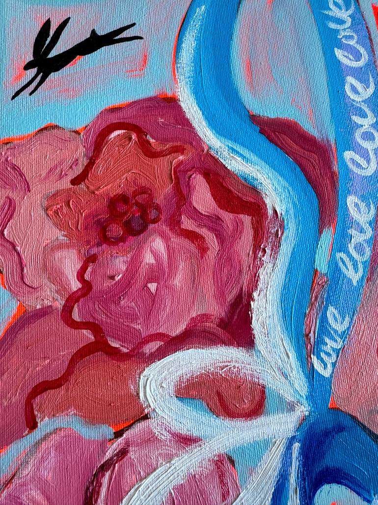 Original Contemporary Love Painting by Nataliia Lepikhina