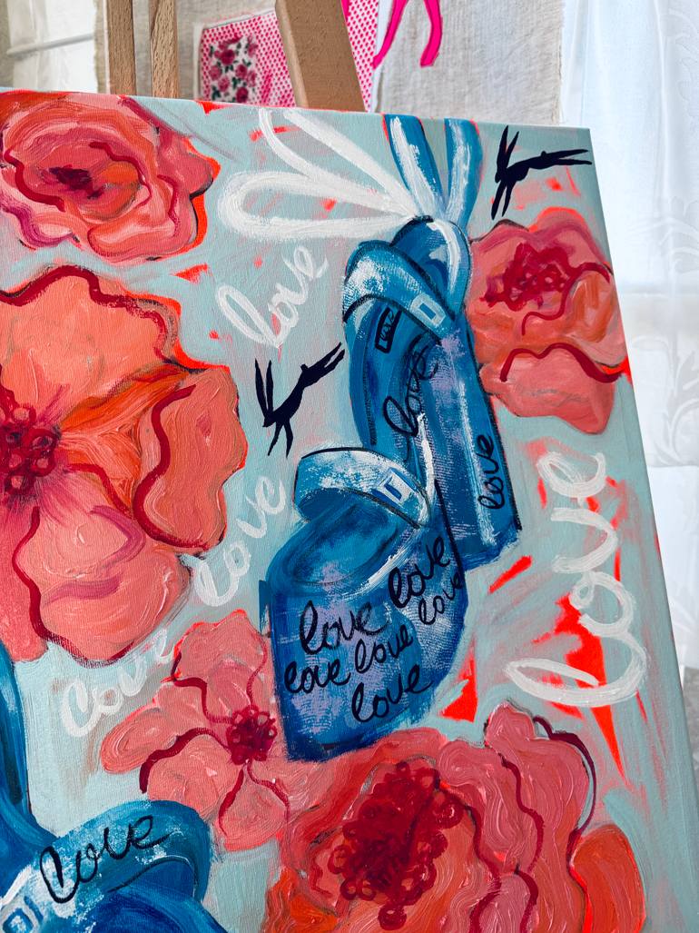 Original Contemporary Love Painting by Nataliia Lepikhina