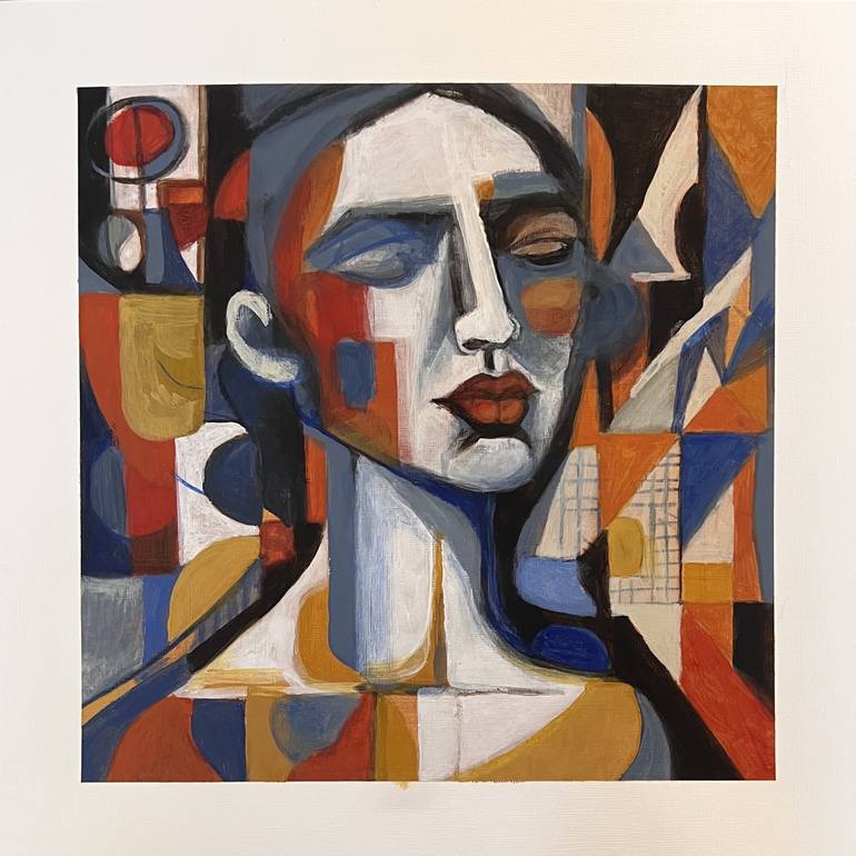 Original Abstract Women Paintings by Alan Simonton