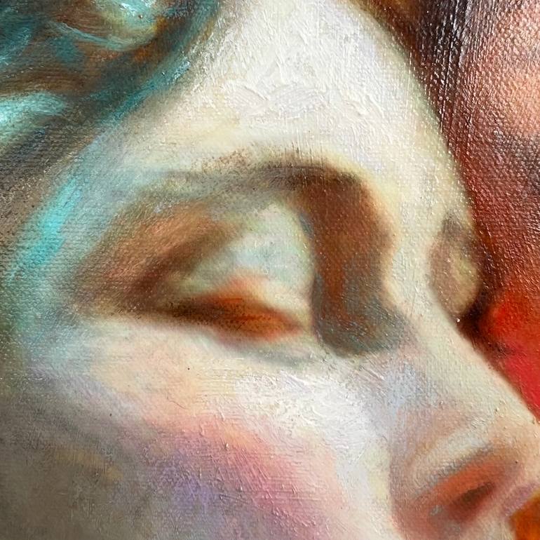 Original Figurative Women Painting by Greg Olsen