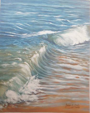 Original Fine Art Seascape Paintings by Isaac Opoku Badu