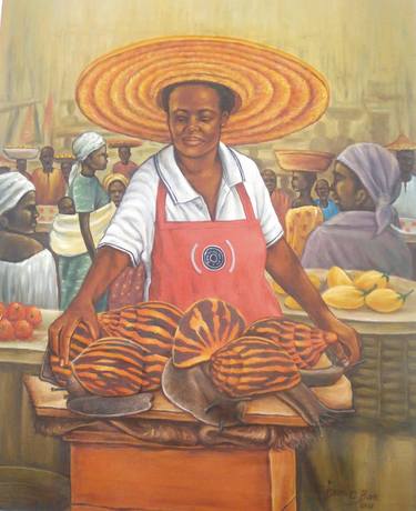 Original Business Paintings by Isaac Opoku Badu