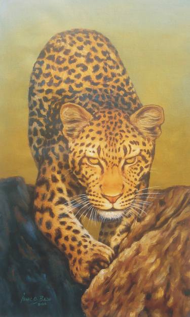 Original Fine Art Animal Paintings by Isaac Opoku Badu