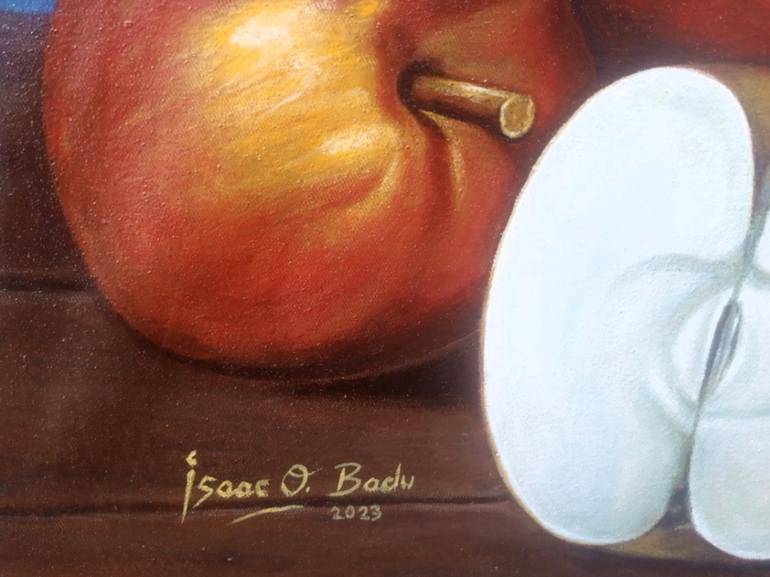 Original Realism Still Life Painting by Isaac Opoku Badu