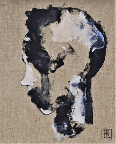 Print of Expressionism Portrait Paintings by Daniel DERDERIAN