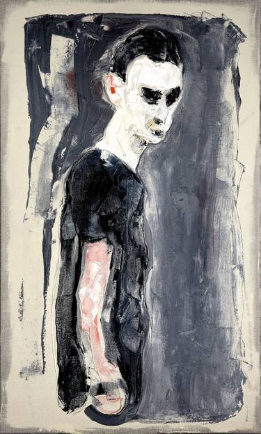 Original Expressionism Men Paintings by Daniel DERDERIAN