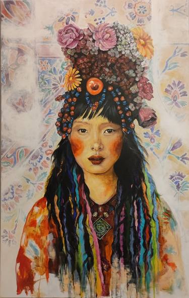 Original Folk Culture Paintings by Dēchy art