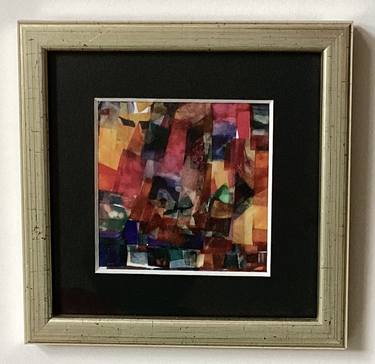 Original Abstract Collage by Gina Gherardi