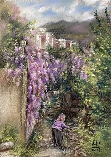 Print of Realism Garden Drawings by Natalya Baranova