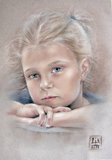 Print of Realism Portrait Drawings by Natalya Baranova