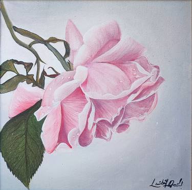 Print of Floral Paintings by Laiba Maqsood
