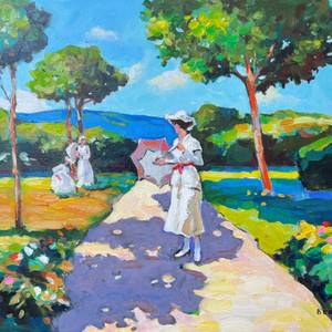 Woman in white