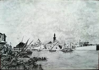 Original Cities Drawing by Victor Rittes