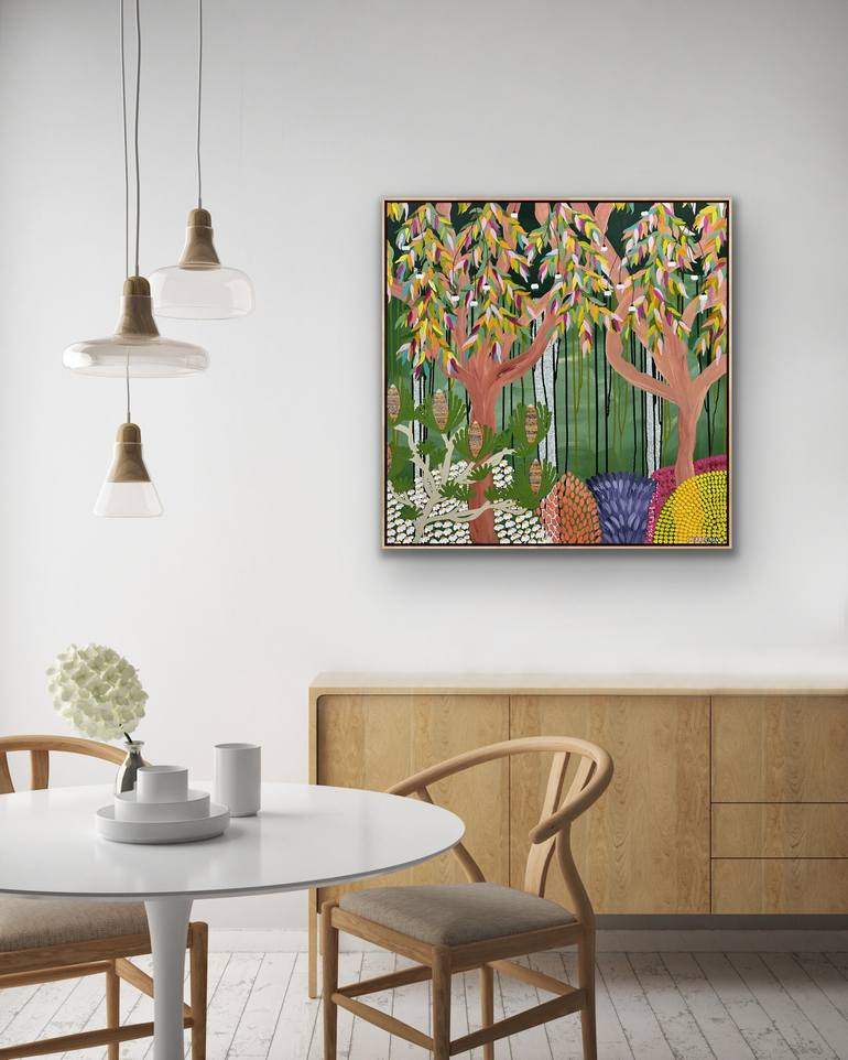 Original Contemporary Floral Painting by Hayley Freeman