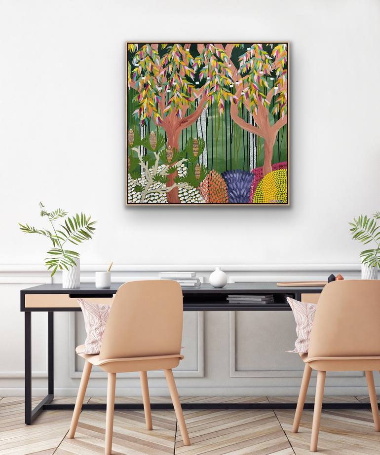 Original Contemporary Floral Painting by Hayley Freeman