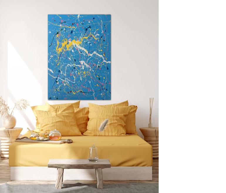 Original Contemporary Abstract Painting by Jean-Remi Barbier