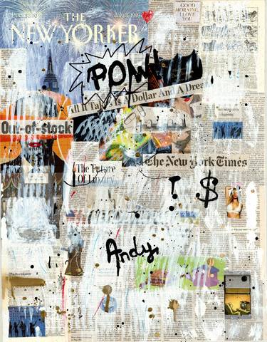 Original Contemporary Pop Culture/Celebrity Mixed Media by Jean-Remi Barbier